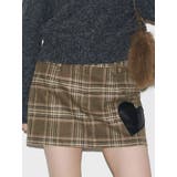 ハートパッチボックスミニスカート | EMODA | 詳細画像8 