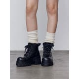 レースアップタンクソールブーツ | EMODA | 詳細画像3 