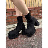 ブラック | バルキープランプショートフィットブーツ | EMODA