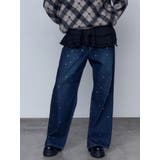 インディゴ | クロスベルトルーズジーンズ | EMODA