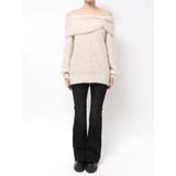 TUCK OFF SHOULDER KNIT | EMODA | 詳細画像10 