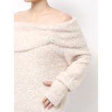 TUCK OFF SHOULDER KNIT | EMODA | 詳細画像7 