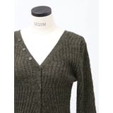 【VEQUM】WAVING V NECK KNIT | EMODA | 詳細画像10 