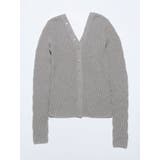 【VEQUM】WAVING V NECK KNIT | EMODA | 詳細画像3 