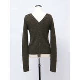 【VEQUM】WAVING V NECK KNIT | EMODA | 詳細画像8 