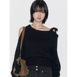 ブラック | ショルダースキンニット | EMODA