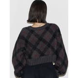 チェックロゴオーバーニット | EMODA | 詳細画像10 