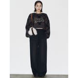 チェックロゴオーバーニット | EMODA | 詳細画像11 