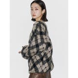 チェックロゴオーバーニット | EMODA | 詳細画像21 