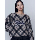 チェックロゴオーバーニット | EMODA | 詳細画像39 