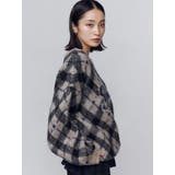 チェックロゴオーバーニット | EMODA | 詳細画像44 