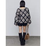 チェックロゴオーバーニット | EMODA | 詳細画像47 