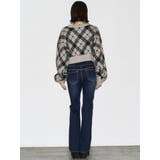 チェックロゴオーバーニット | EMODA | 詳細画像7 