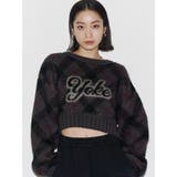 チェックロゴオーバーニット | EMODA | 詳細画像8 