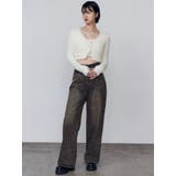 シャギーコンパクトリボンツインセット | EMODA | 詳細画像12 