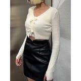 シャギーコンパクトリボンツインセット | EMODA | 詳細画像4 