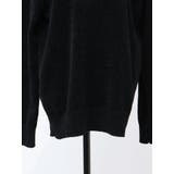 【VEQUM】VELOUR TEXTURE KNIT POLO | EMODA | 詳細画像23 