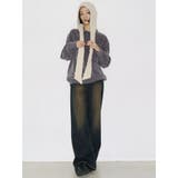 【VEQUM】VELOUR TEXTURE KNIT POLO | EMODA | 詳細画像5 