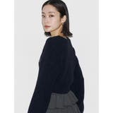 クレーピングパッチシャギーニット | EMODA | 詳細画像3