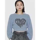 クレーピングパッチシャギーニット | EMODA | 詳細画像9