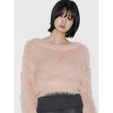 ピンク | グロスミックスショートニット | EMODA