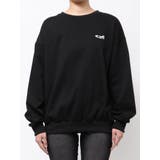 ブラック | ロゴオーバーサイズスウェット | EMODA