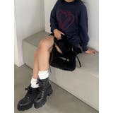 ハートロゴオーバースウェットプルオーバー | EMODA | 詳細画像12 