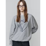 ハートロゴオーバースウェットプルオーバー | EMODA | 詳細画像18 