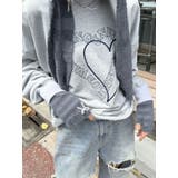 ハートロゴオーバースウェットプルオーバー | EMODA | 詳細画像2 