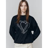 ハートロゴオーバースウェットプルオーバー | EMODA | 詳細画像20 