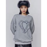 ハートロゴオーバースウェットプルオーバー | EMODA | 詳細画像24 