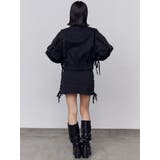 バックレースアップショートブルゾン | EMODA | 詳細画像20 