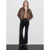 バックレースアップショートブルゾン | EMODA | 詳細画像3 