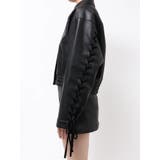 バックレースアップショートブルゾン | EMODA | 詳細画像30 