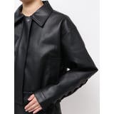 バックレースアップショートブルゾン | EMODA | 詳細画像33 