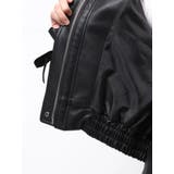 バックレースアップショートブルゾン | EMODA | 詳細画像35 