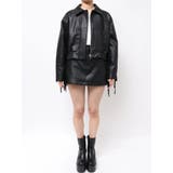 バックレースアップショートブルゾン | EMODA | 詳細画像38 