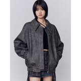 フェイクレザーオーバーブルゾン | EMODA | 詳細画像2 