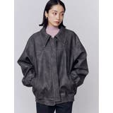 フェイクレザーオーバーブルゾン | EMODA | 詳細画像27 