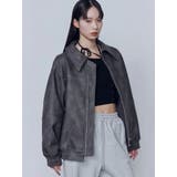 フェイクレザーオーバーブルゾン | EMODA | 詳細画像41 