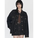 ワイドオーバーデニムブルゾン | EMODA | 詳細画像2 