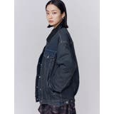 ワイドオーバーデニムブルゾン | EMODA | 詳細画像20 