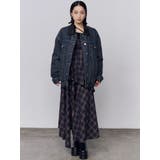 ワイドオーバーデニムブルゾン | EMODA | 詳細画像21 