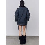 ワイドオーバーデニムブルゾン | EMODA | 詳細画像28 