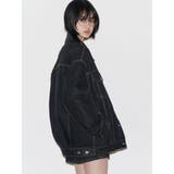 ワイドオーバーデニムブルゾン | EMODA | 詳細画像5 