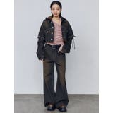 カットスリーブフードデニムブルゾン | EMODA | 詳細画像10 