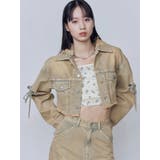 カットスリーブフードデニムブルゾン | EMODA | 詳細画像26 