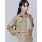 カットスリーブフードデニムブルゾン | EMODA | 詳細画像27 