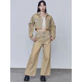 カットスリーブフードデニムブルゾン | EMODA | 詳細画像28 