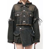 カットスリーブフードデニムブルゾン | EMODA | 詳細画像43 